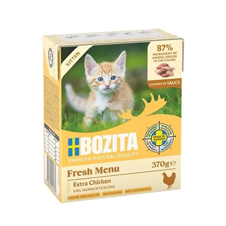 kanaga märgtoit kassipoegadele Bozita karp 370g