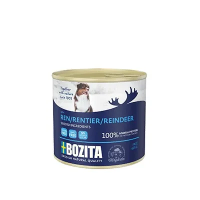 Bozita WITH REINDEER põdralihaga koerte märgtoit purgis