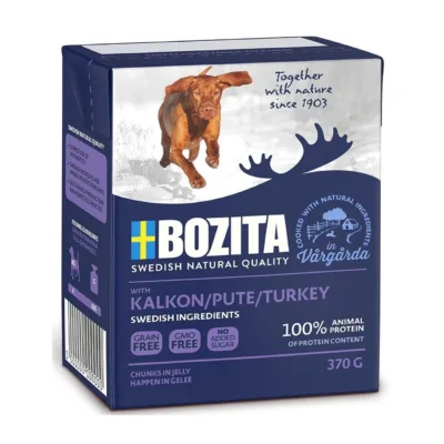 Bozita kalkunilihaga teraviljavaba koeratoit 370g pakend