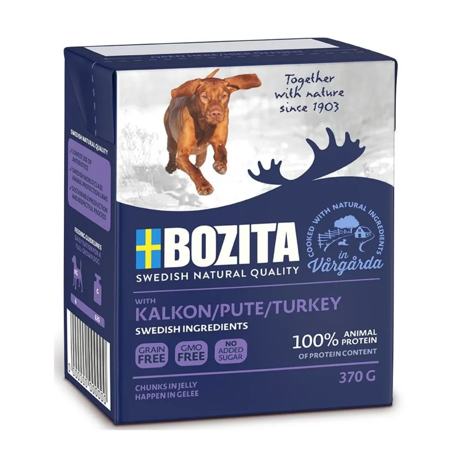 Bozita kalkunilihaga teraviljavaba koeratoit 370g pakend