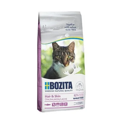 nisuvaba lõhe kassitoit Bozita Hair & Skin 2kg pakk