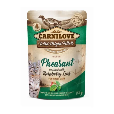 faasaniga märgtoit kassile Carnilove Cat Pouch 85g