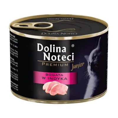 kalkunilihaga märgtoit kassipoegadele Dolina Noteci 185g