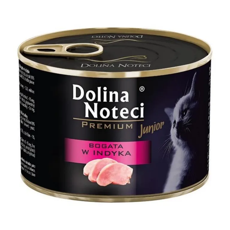 kalkunilihaga märgtoit kassipoegadele Dolina Noteci 185g