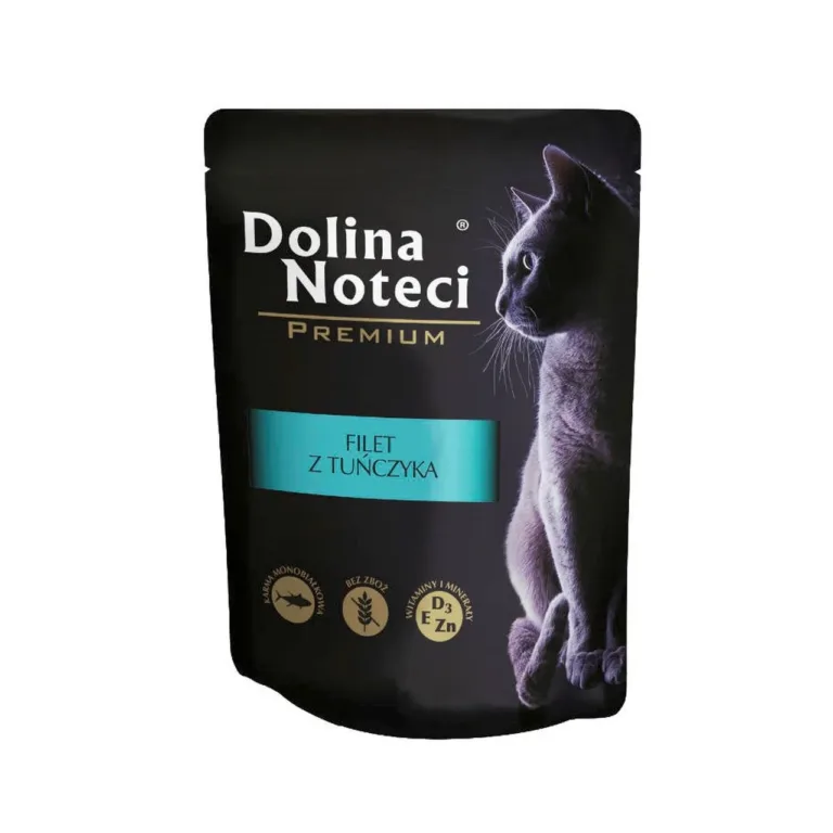 tuunikalaga kassitoit kastmes Dolina Noteci Premium 85g pakend