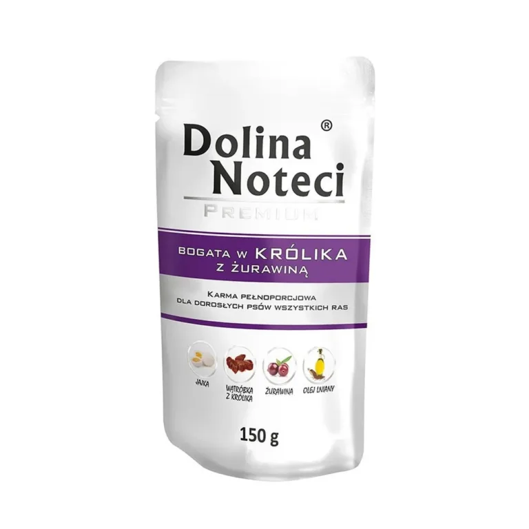 jäneseliha märgtoit koertele Dolina Noteci Premium 150g