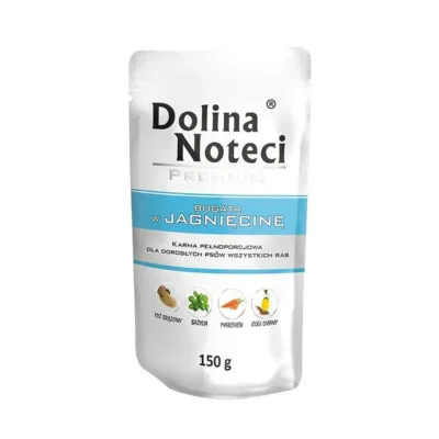lambaliha märgtoit koertele Dolina Noteci 150g pakend
