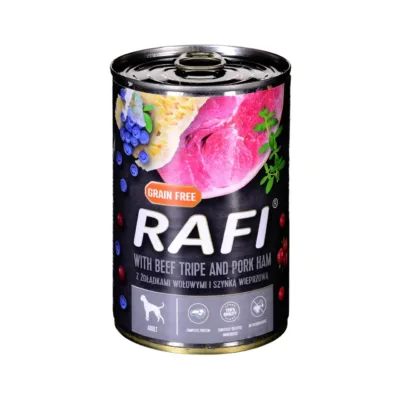 veiselihaga märg koeratoit 400g purk Dolina Noteci Rafi