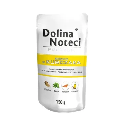 kanamaitseline märgtoit koertele Dolina Noteci Premium 150g