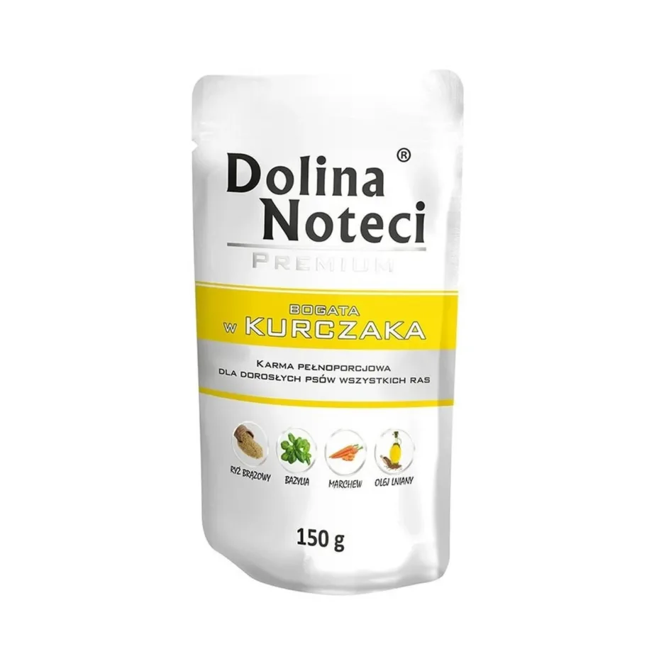 kanamaitseline märgtoit koertele Dolina Noteci Premium 150g
