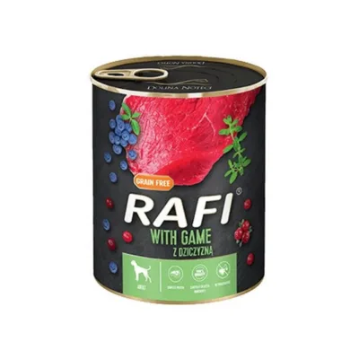 hirvelihaga koerakonserv 800g Dolina Noteci Rafi purk