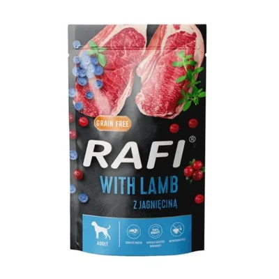 märg koeratoit lambaliha mustikaga DOLINA NOTECI Rafi 500g pakend