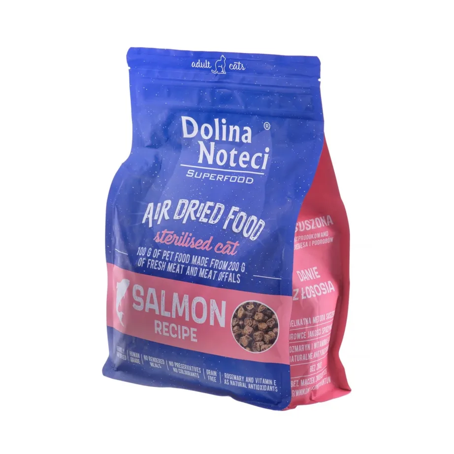 Dolina Noteci Superfood 1 kg lõhega gluteenivaba kuivtoit steriliseeritud täiskasvanud kassidele