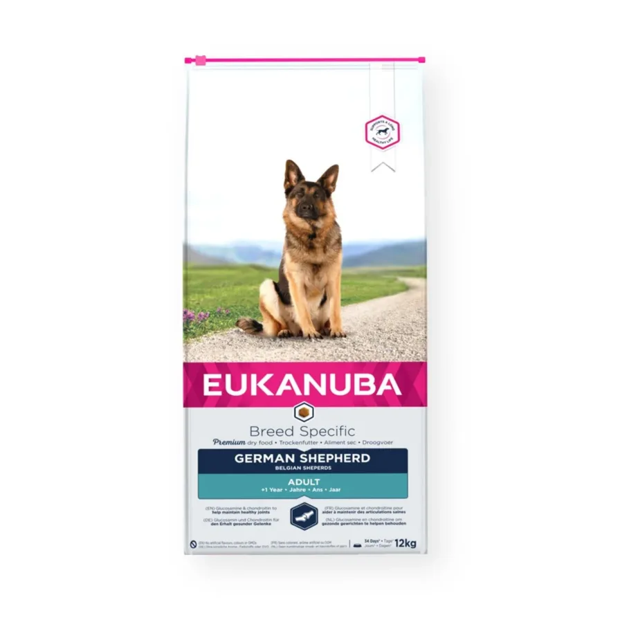 Eukanuba Breed Specific German Shepherd 12 kg kanaga kuivtoit täiskasvanud saksa lambakoerale