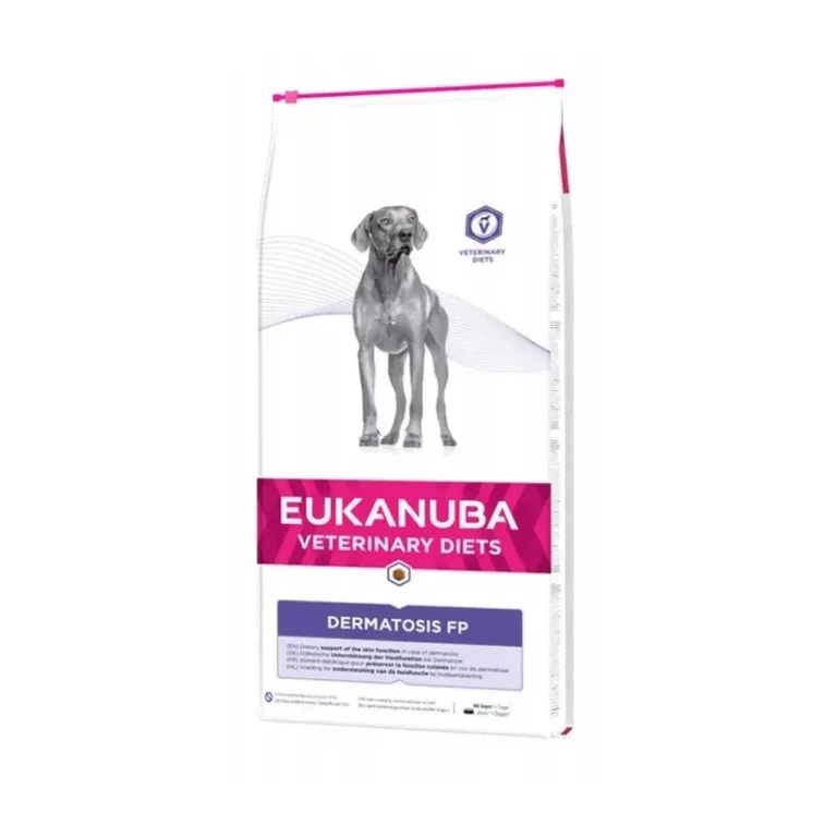hüpoallergeenne koeratoit kalaga Eukanuba Dermatosis FP 12 kg