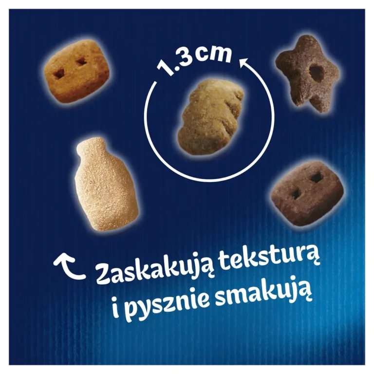 Felix Party Mix kassimaiuse tükkide suurus ja tekstuur