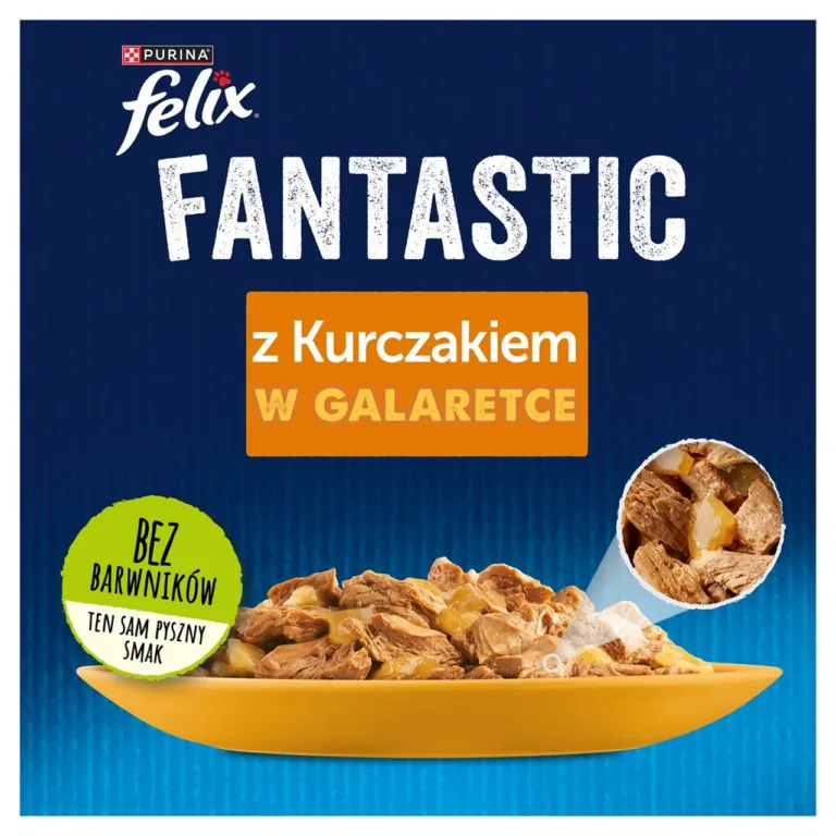 Felix Fantastic kana märgtoit taldrikus