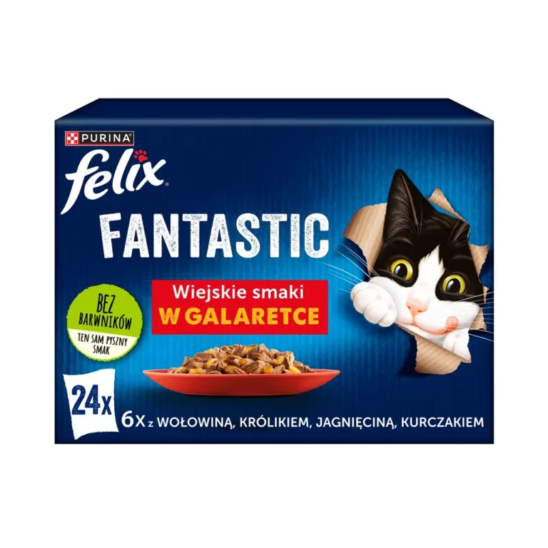Felix Fantastic märgtoit lambaga, esipaneel pakend