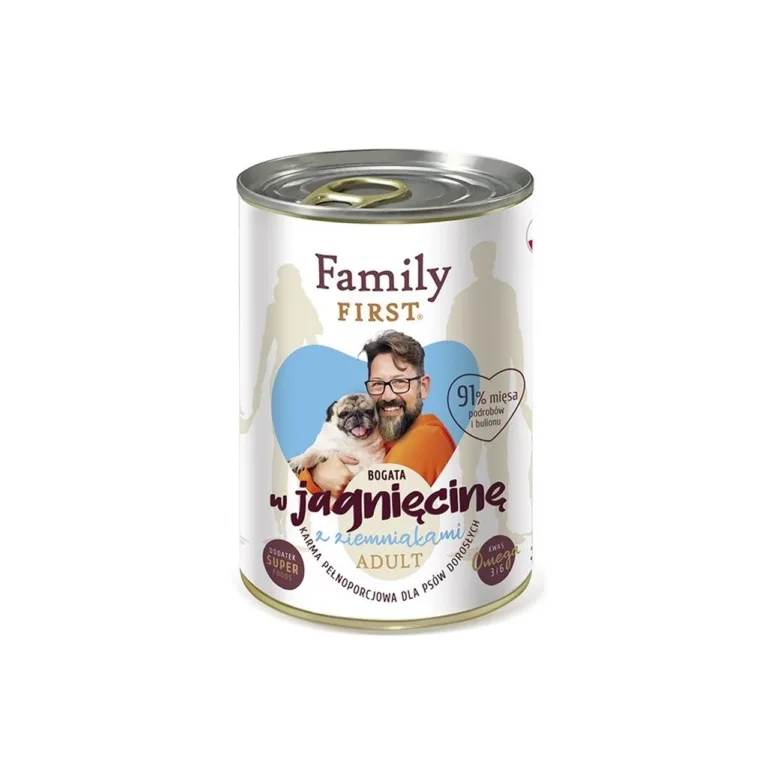 Family FIRST lambaliha ja kartuli märgtoit koertele 400g