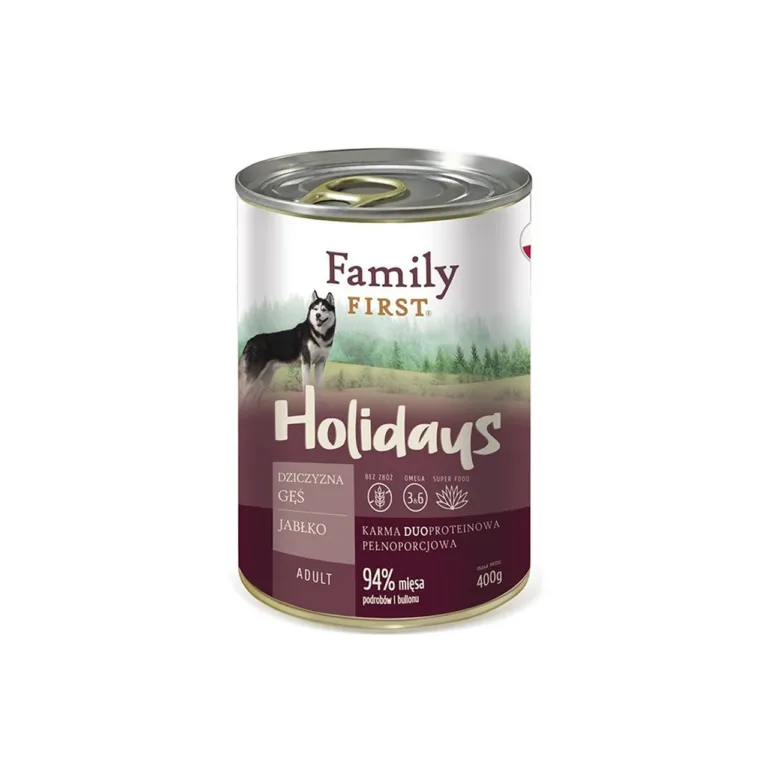 hirveliha ja hane märgtoit koertele Family FIRST 400 g