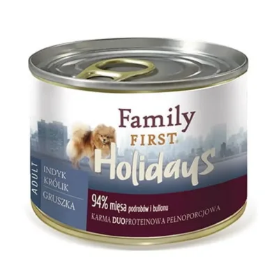 kalkuni ja küüliku märgtoit väikestele koertele Family FIRST