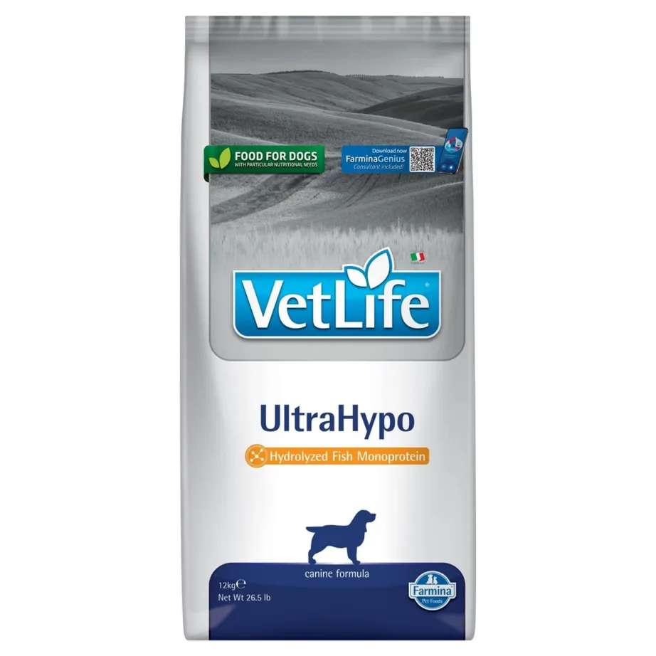 Farmina Vet Life UltraHypo 12kg gluteenivaba hüpoallergeenne koeratoit