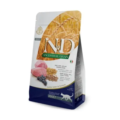 Farmina N&D lambaliha kuivtoit kassidele 1,5kg kott
