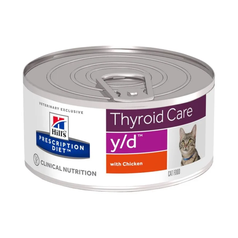 Hill’s Prescription Diet y/d 156 g kana märgtoit kilpnäärmehaigetele täiskasvanud kassidele