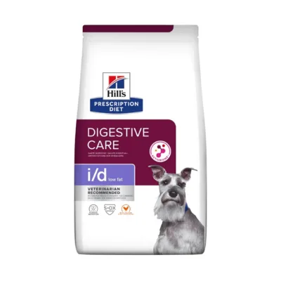 madala rasvasisaldusega seedetoit koertele Hill's Prescription Diet i/d Low Fat 12 kg pakend