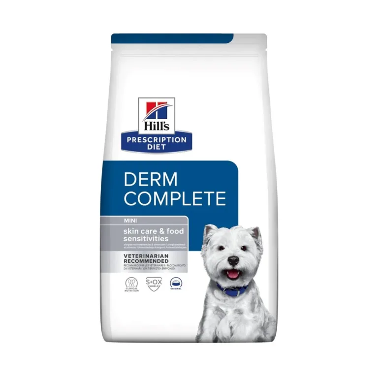 dermatoosiga väikese koera kuivtoit Hill's Derm Complete Mini