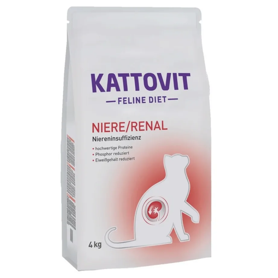 renal kuivtoit kassile 4kg KATTOVIT Feline Diet pakend