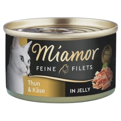 Tuunikala-juustu märgtoit kassile Miamor Feine Filets 100g