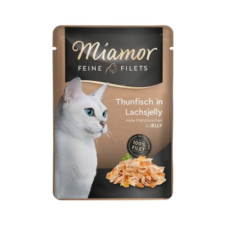 lõhe ja tuunikaga kassitoit Miamor Feine Filets 100g pakk