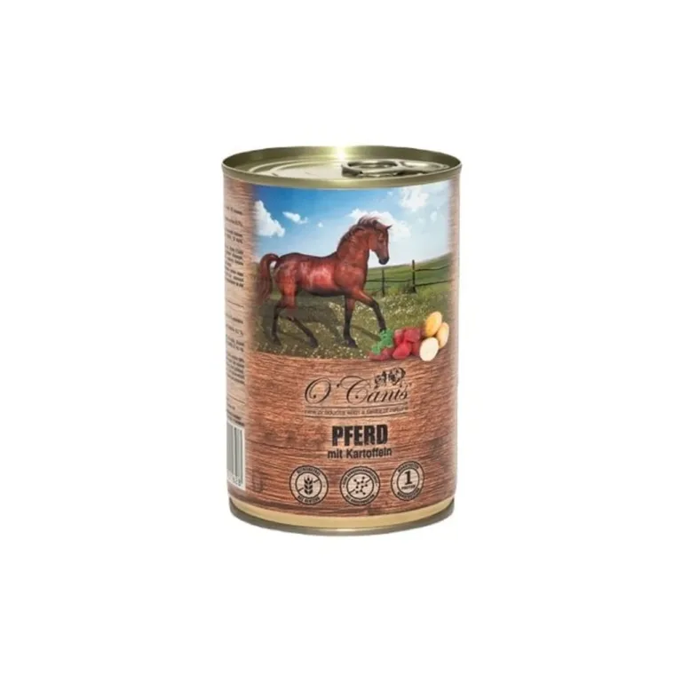 hobuselihaga märg koeratoit O'Canis konserv 400g