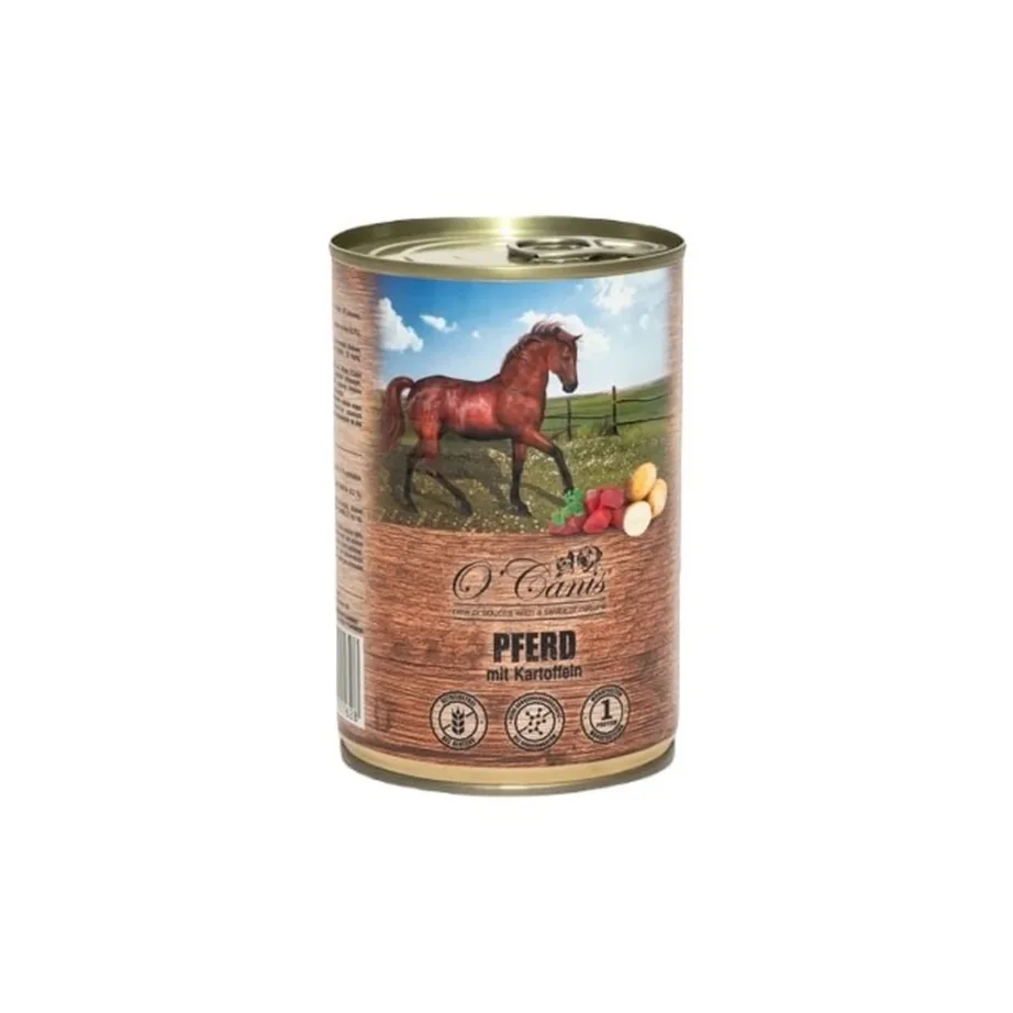hobuselihaga märg koeratoit O'Canis konserv 400g