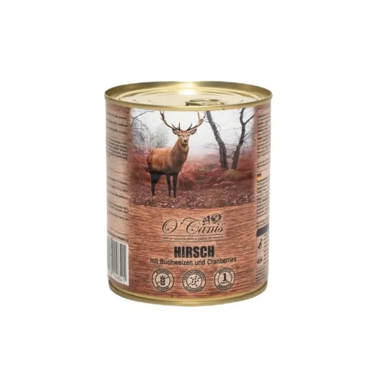 O'Canis hirveliha märgtoit koertele 800g gluteenivaba konserv