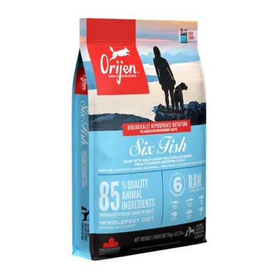 orijen six fish koeratoit 6kg esipakend