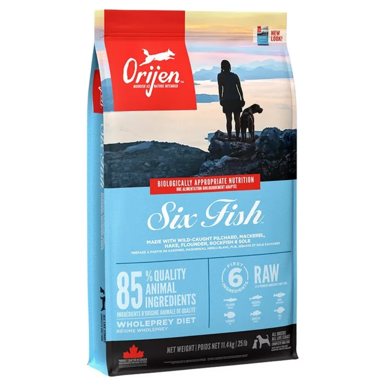 Orijen Six Fish teraviljavaba koeratoit kalaga pakend