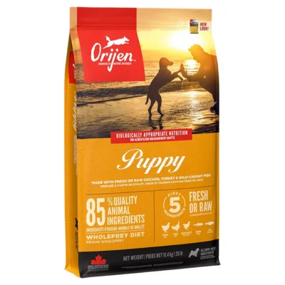 Orijen Puppy teraviljavaba kutsika kuivtoit kana ja kala 11,4 kg kott