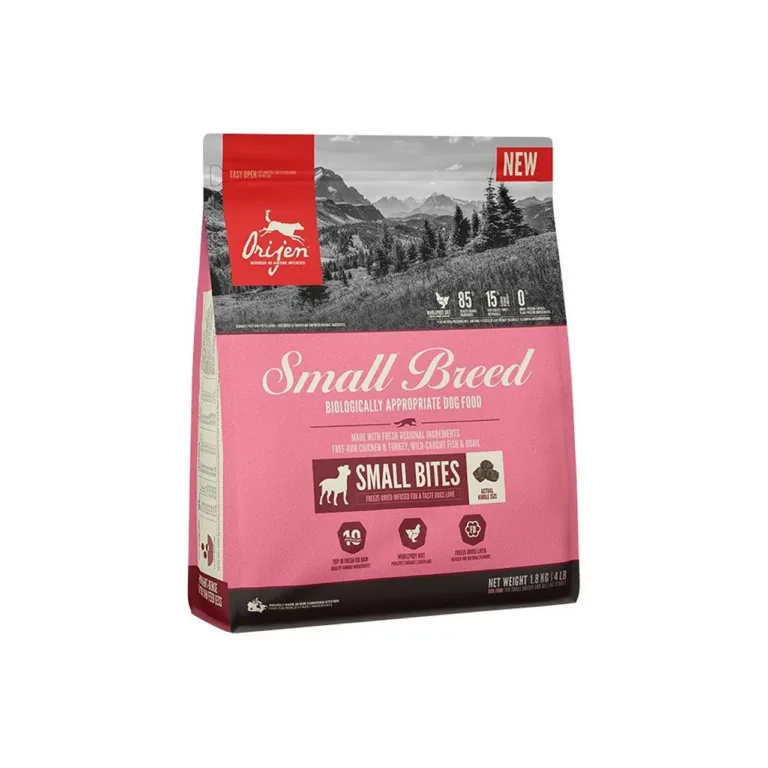 Orijen Small Breed teraviljavaba kuivtoit väikestele koertele