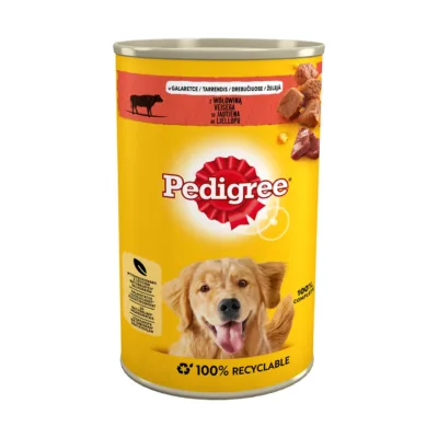 veiselihamaitseline koerte märgtoit konserv Pedigree 1,2 kg