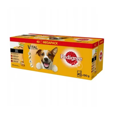 pedigree märgtoit täiskasvanud koerale 40x100g pakend