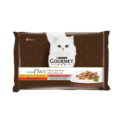 Purina Gourmet A La Carte märgtoit 4x85g pakend