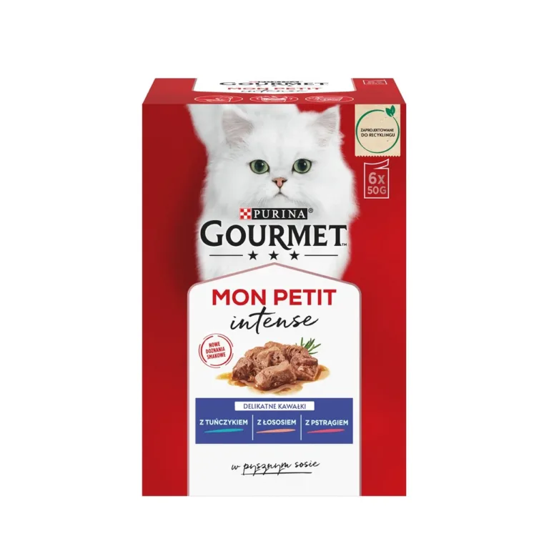 Purina Gourmet Mon Petit Fish Mix 6 x 50g peamine karp