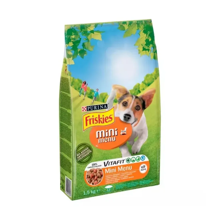 kana kuivtoit väikestele koertele Purina Friskies pakend
