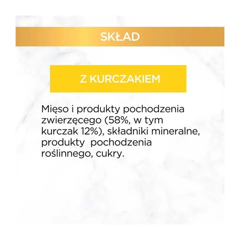Gourmet Gold kassitoidu peamiste koostisosade kirjeldus