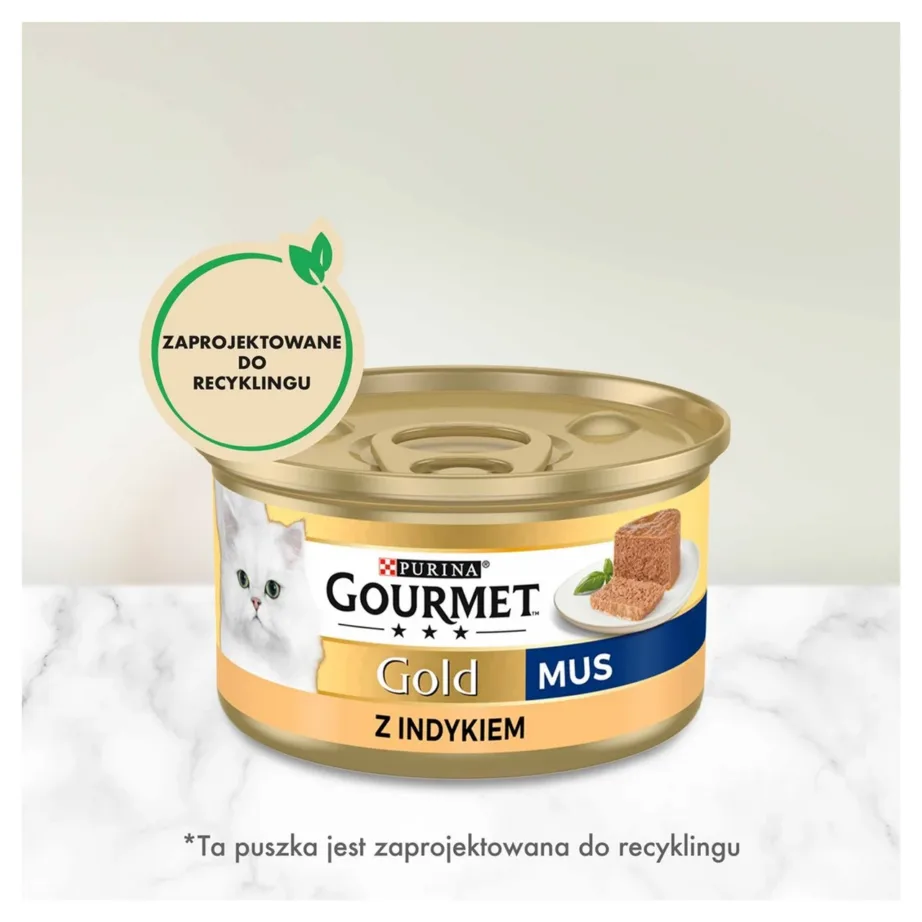 Purina Gourmet Gold kalkunimaitseline 85 g märgtoit täiskasvanud kassile, konserv – 3