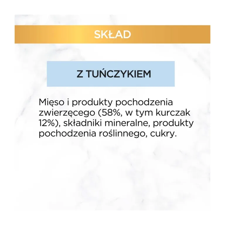 Tuunikala mousse kassitoit purgis koostise info