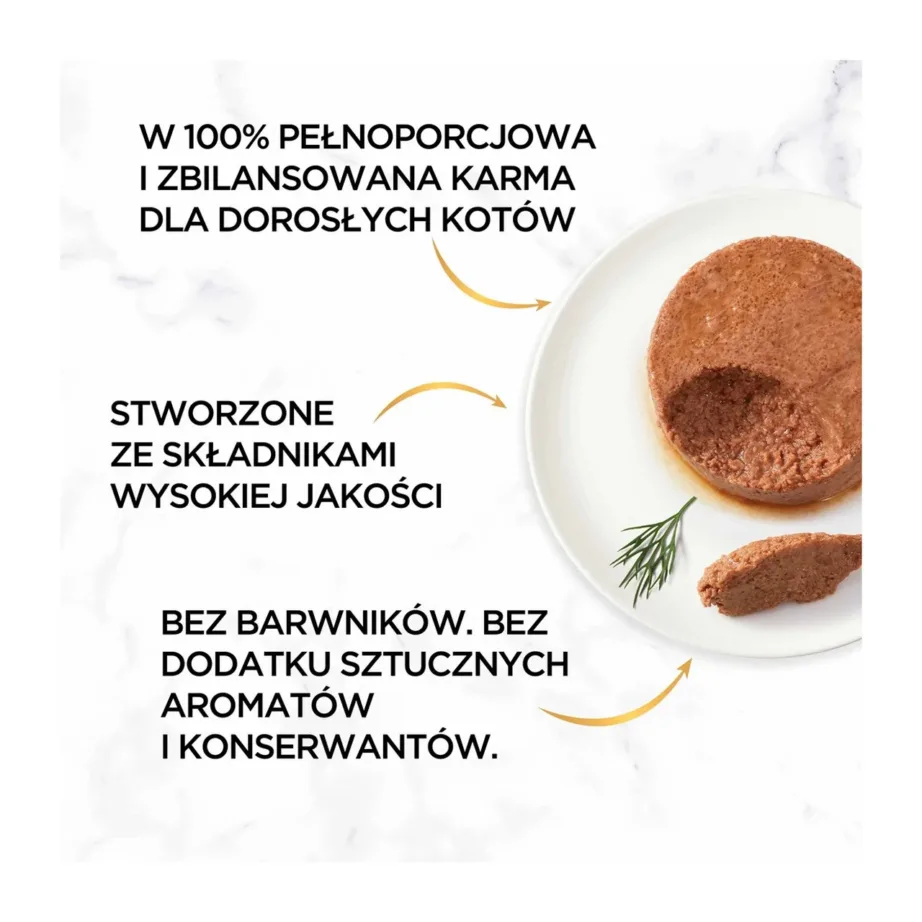 Purina Gourmet Gold 85 g tuunikala mousse täiskasvanud kassidele, märgtoit purgis – 8