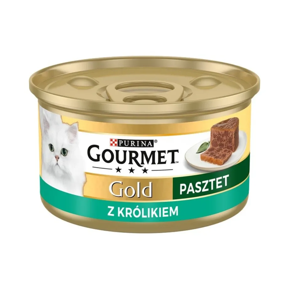 Purina Gourmet Gold 85g küülikilihaga teraviljavaba märgtoit täiskasvanud kassile